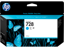 Genuine HP #728 130ml Cyan Ink Cartridge HP DESIGNJET T730, HP DESIGNJET T830 Genuine HP #728 130ml Cyan Ink Cartridge HP DESIGNJET T730, HP DESIGNJET T830
