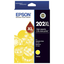 Genuine Epson 202XL HY Yellow Ink Cartridge EPSON XP 5100, EPSON WF 2860 Genuine Epson 202XL HY Yellow Ink Cartridge EPSON XP 5100, EPSON WF 2860
