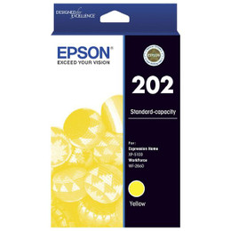 Genuine Epson 202 Yellow Ink Cartridge EPSON XP 5100, EPSON WF 2860