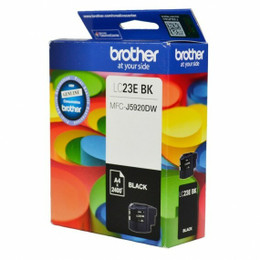Genuine Brother LC-23E Black Ink Cartridge - 2,400 pages BROTHER MFCJ5920DW Genuine Brother LC-23E Black Ink Cartridge - 2,400 pages BROTHER MFCJ5920DW