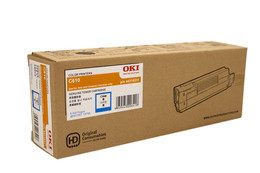 Genuine Oki C610 Cyan Toner OKI C610