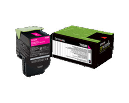Genuine Lexmark 708M Magenta Toner LEXMARK CS310, LEXMARK CS410, LEXMARK CS510 Genuine Lexmark 708M Magenta Toner LEXMARK CS310, LEXMARK CS410, LEXMARK CS510
