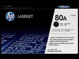 Genuine HP #80A Black Toner CF280A HP LASERJET PRO 400 M425, HP LASERJET PRO 400 M401