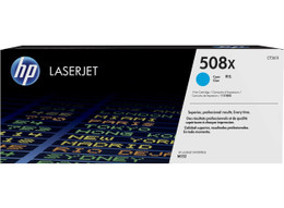 Genuine HP #508X Cyan Toner CF361X HP COLOUR LASERJET M552DN, HP COLOUR LASERJET M553DN, HP COLOUR LASERJET M553N, HP COLOUR LASERJET M553X, HP COLOUR LASERJET M577Z