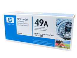 Genuine HP #49A Black Toner Q5949A HP LASERJET 1160, HP LASERJET 1320, HP LASERJET 3390, HP LASERJET 3392