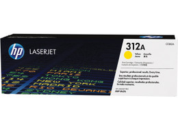 Genuine HP #312A Yellow Toner CF382A HP LASERJET PRO M476DN MFP, HP LASERJET PRO M476DW MFP, HP LASERJET PRO M476NW MFP
