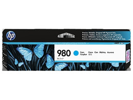 Genuine HP #980 Cyan Ink Cartridge D8J07A HP OFFICEJET COLOUR MFP X585, HP OFFICEJET COLOUR X555