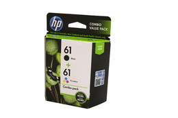 Genuine HP #61 Black & Colour Ink Pack HP DESKJET 1000, HP DESKJET 1050, HP DESKJET 2000, HP DESKJET 2050, HP DESKJET 2510, HP DESKJET 3000, HP DESKJET 3050, HP ENVY 4500, HP DESKJET 1500, HP DESKJET 1510, HP OFFICEJET 4630, HP OFFICEJET 2620, HP DESKJET 2540, HP ENVY 5530, HP DESKJET 1010, HP ENVY 4504