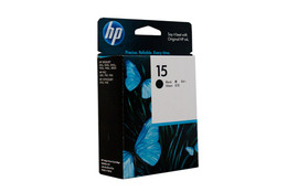 Genuine HP #15 Black Ink Cartridge C6615DA HP DESKJET 810C, HP DESKJET 840C, HP DESKJET 845C, HP DESKJET 920C, HP DESKJET 948C, HP DESKJET 3820, HP OFFICEJET 5110, HP PSC 500, HP PSC 750, HP PSC 950, HP OFFICEJET V40