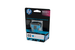 Genuine HP #02 Cyan Ink Cartridge C8771WA HP PHOTOSMART 3110, HP PHOTOSMART 3310, HP PHOTOSMART 8230, HP PHOTOSMART C5100, HP PHOTOSMART C5180, HP PHOTOSMART C6180, HP PHOTOSMART C6270, HP PHOTOSMART C6280, HP PHOTOSMART C7180, HP PHOTOSMART C7280, HP PHOTOSMART C8100, HP PHOTOSMART C8180, HP PHOTOSMART
