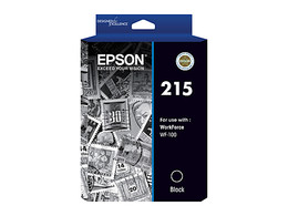 Genuine Epson 215 Black Ink Cartridge EPSON WORKFORCE WF 100 Genuine Epson 215 Black Ink Cartridge EPSON WORKFORCE WF 100