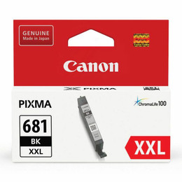 Genuine Canon CLI681XXL Black Ink Cartridge CANON PIXMA TR7560, CANON PIXMA TR8560, CANON PIXMA TS6160, CANON PIXMA TS8160, CANON PIXMA TS9160, CANON TR7660 Genuine Canon CLI681XXL Black Ink Cartridge CANON PIXMA TR7560, CANON PIXMA TR8560, CANON PIXMA TS6160, CANON PIXMA TS8160, CANON PIXMA TS9160, CANON TR7660