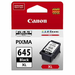 Genuine Canon PG645XL Black Ink Cartridge CANON PIXMA MG2560, CANON PIXMA MG2460, CANON PIXMA MX496, CANON PIXMA MG2960, CANON PIXMA MG2965, CANON PIXMA MG3060, CANON PIXMA TS3160