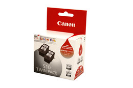 Genuine Canon PG510 Black Ink Twin Pack CANON PIXMA IP2700, CANON PIXMA MP240, CANON PIXMA MP250, CANON PIXMA MP270, CANON PIXMA MP280, CANON PIXMA MP282, CANON PIXMA MP480, CANON PIXMA MP490, CANON PIXMA MP492, CANON PIXMA MP495, CANON PIXMA MX320, CANON PIXMA MX330, CANON PIXMA MX340, CANON PIXMA MX3 Genuine Canon PG510 Black Ink Twin Pack CANON PIXMA IP2700, CANON PIXMA MP240, CANON PIXMA MP250, CANON PIXMA MP270, CANON PIXMA MP280, CANON PIXMA MP282, CANON PIXMA MP480, CANON PIXMA MP490, CANON PIXMA MP492, CANON PIXMA MP495, CANON PIXMA MX320, CANON PIXMA MX330, CANON PIXMA MX340, CANON PIXMA MX3