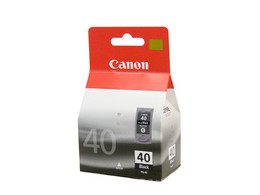 Genuine Canon PG40 Fine Black Ink Cartridge CANON PIXMA IP1200, CANON PIXMA IP1300, CANON PIXMA IP1600, CANON PIXMA IP1700, CANON PIXMA IP1800, CANON PIXMA IP1900, CANON PIXMA IP2200, CANON PIXMA IP2400, CANON PIXMA IP2600, CANON FAX JX210P, CANON FAX JX510P, CANON PIXMA MP140, CANON PIXMA MP150, CANON PIX