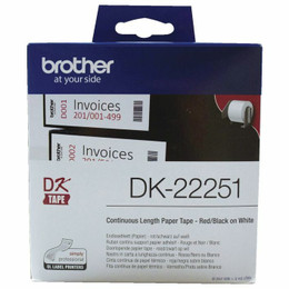 Genuine Brother DK22251 White Roll NA