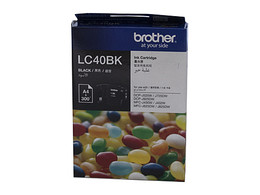 Genuine Brother LC40 Black Ink Cartridge BROTHER DCP J525W, BROTHER DCP J725DW, BROTHER DCP J925DW, BROTHER MFC J430W, BROTHER MFC J432W, BROTHER MFC J625DW, BROTHER MFC J825DW Genuine Brother LC40 Black Ink Cartridge BROTHER DCP J525W, BROTHER DCP J725DW, BROTHER DCP J925DW, BROTHER MFC J430W, BROTHER MFC J432W, BROTHER MFC J625DW, BROTHER MFC J825DW