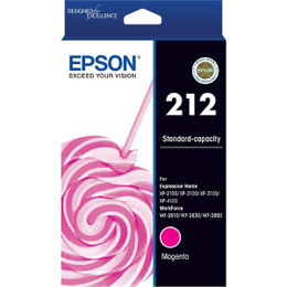 Epson 212 Magenta Ink Cartridge EPSON XP 4100, EPSON XP 3105, EPSON XP 3100, EPSON XP 2100, EPSON WF 2850, EPSON WF 2830, EPSON WF 2810 Epson 212 Magenta Ink Cartridge EPSON XP 4100, EPSON XP 3105, EPSON XP 3100, EPSON XP 2100, EPSON WF 2850, EPSON WF 2830, EPSON WF 2810