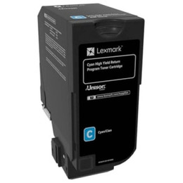 Genuine Lexmark 84C6HC0 HY Cyan Toner - 16,000 pages LEXMARK CX725