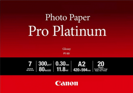 Canon A2 Pro Platinum 20 sheets 300gsm Canon PT101A2