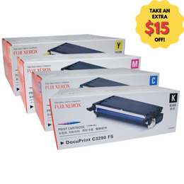 Fuji Xerox C3290FS Value Pack -  FUJI XEROX DOCUPRINT CT3505 FUJI XEROX, CT350567, CT350568, CT350569, CT350570, DOCUPRINT C3290FS