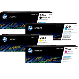 Genuine HP #206A Black Toner Cartridge W2110A Value Pack HP LASERJET PRO M255, HP LASERJET PRO M282, HP LASERJET PRO M283 Genuine HP #206A Black Toner Cartridge W2110A Value Pack HP LASERJET PRO M255, HP LASERJET PRO M282, HP LASERJET PRO M283