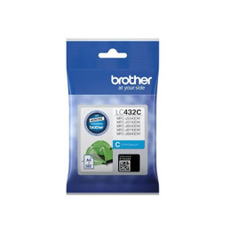 Genuine Brother LC432 Cyan Ink Cartridge BROTHER MFC J5340DW, BROTHER MFC J5740DW, BROTHER MFC J6540DW, BROTHER MFC J6740DW, BROTHER MFC J6940DW