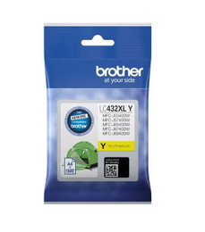 Genuine Brother LC432XL Yellow Ink Cartridge BROTHER MFC J5340DW, BROTHER MFC J5740DW, BROTHER MFC J6540DW, BROTHER MFC J6740DW, BROTHER MFC J6940DW