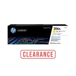 HP Genuine #206A W2112A Yellow Toner CLEARANCE STOCK - Opened, Unused HP Genuine #206A W2112A Yellow Toner CLEARANCE STOCK - Opened, Unused