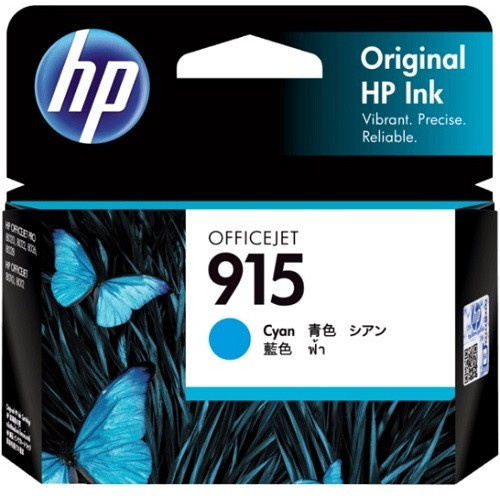 HP #915 Cyan Ink Cartridge - 315 pages HP OFFICEJET 8010, HP OFFICEJET 8012, HP OFFICEJET 8020, HP OFFICEJET 8022, HP OFFICEJET 8026, HP OFFICEJET 8028 HP #915 Cyan Ink Cartridge - 315 pages HP OFFICEJET 8010, HP OFFICEJET 8012, HP OFFICEJET 8020, HP OFFICEJET 8022, HP OFFICEJET 8026, HP OFFICEJET 8028