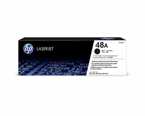 Genuine HP #48A Black Toner CF248A - 1,000 pages HP LASERJET PRO M15A, HP LASERJET PRO M15W, HP LASERJET PRO MFP M28A, HP LASERJET PRO MFP M28W