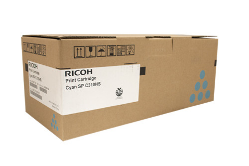 Genuine Ricoh SPC310 Cyan Toner Cartridge RICOH SP C231SF, RICOH SP C232SF, RICOH SP C242SF, RICOH SP C310HS, RICOH SP C312DN, RICOH SP C242DN, RICOH SP C232DN, RICOH SP C320DN Genuine Ricoh SPC310 Cyan Toner Cartridge RICOH SP C231SF, RICOH SP C232SF, RICOH SP C242SF, RICOH SP C310HS, RICOH SP C312DN, RICOH SP C242DN, RICOH SP C232DN, RICOH SP C320DN