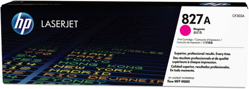 Genuine HP #827A Magenta Toner CF303A HP COLOR LASERJET M880Z, HP COLOR LASERJET M880Z+, HP COLOR LASERJET M880Z+NFC