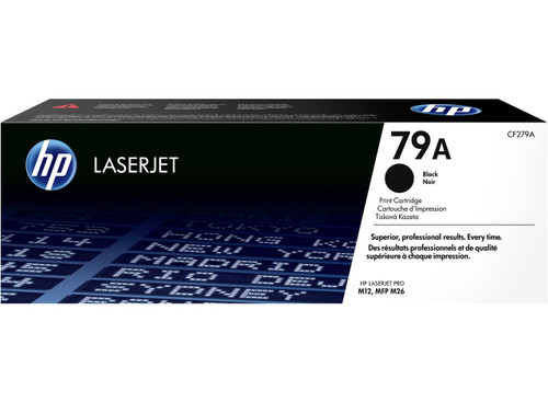 Genuine HP #79A Black Toner CF279A HP LASERJET PRO M12A, HP LASERJET PRO M12W, HP LASERJET PRO MFP M26A, HP LASERJET PRO MFP M26NW Genuine HP #79A Black Toner CF279A HP LASERJET PRO M12A, HP LASERJET PRO M12W, HP LASERJET PRO MFP M26A, HP LASERJET PRO MFP M26NW