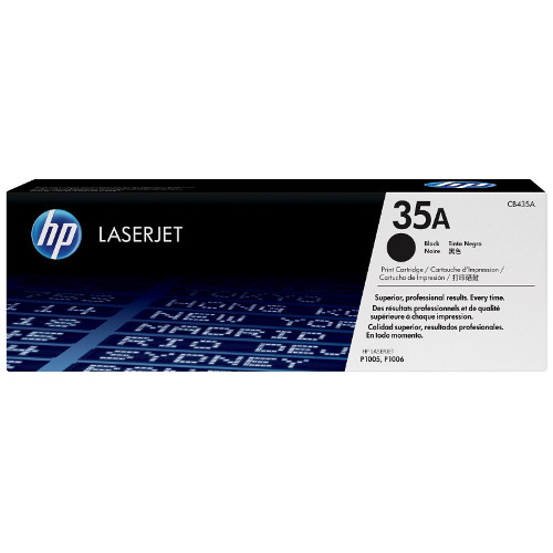 Genuine HP #35A Black Toner CB435A HP LASERJET P1005, HP LASERJET P1006, HP LASERJET P1008