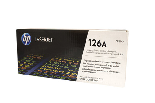 Genuine HP #126A Imaging Drum CE314A HP LASERJET PRO 100 COLOR M175NW, HP LASERJET PRO 200 COLOR M275NW, HP LASERJET PRO CP1025NW COLOR, HP COLOR LASERJET PRO MFP M177FW, HP COLOR LASERJET PRO MFP M176N Genuine HP #126A Imaging Drum CE314A HP LASERJET PRO 100 COLOR M175NW, HP LASERJET PRO 200 COLOR M275NW, HP LASERJET PRO CP1025NW COLOR, HP COLOR LASERJET PRO MFP M177FW, HP COLOR LASERJET PRO MFP M176N