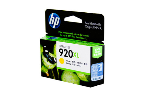 Genuine HP #920 Yellow XL Ink CD974AA HP OFFICEJET 6000, HP OFFICEJET 6500, HP OFFICEJET 7000, HP OFFICEJET 7500A