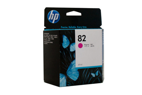 Genuine HP #82 Magenta Ink Cartridge C4912A HP DESIGNJET 500, HP DESIGNJET 510, HP DESIGNJET 800, HP DESIGNJET 815MFP, HP DESIGNJET 820MFP