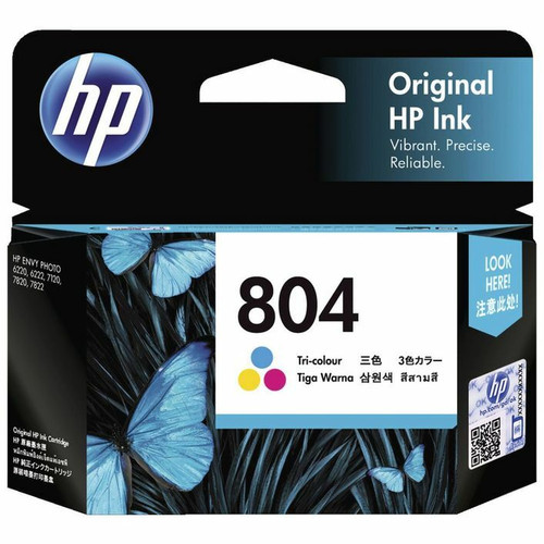 Genuine HP #804 Colour Ink T6N09AA HP ENVY PHOTO 6220, HP ENVY PHOTO 6222, HP ENVY PHOTO 7120, HP ENVY PHOTO 7820, HP ENVY PHOTO 7822 Genuine HP #804 Colour Ink T6N09AA HP ENVY PHOTO 6220, HP ENVY PHOTO 6222, HP ENVY PHOTO 7120, HP ENVY PHOTO 7820, HP ENVY PHOTO 7822