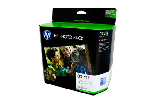 Genuine HP #02 Photo Value Pack HP PHOTOSMART 3110, HP PHOTOSMART 3310, HP PHOTOSMART 8230, HP PHOTOSMART C5100, HP PHOTOSMART C5180, HP PHOTOSMART C6180, HP PHOTOSMART C6270, HP PHOTOSMART C6280, HP PHOTOSMART C7180, HP PHOTOSMART C7280, HP PHOTOSMART C8100, HP PHOTOSMART C8180, HP PHOTOSMART