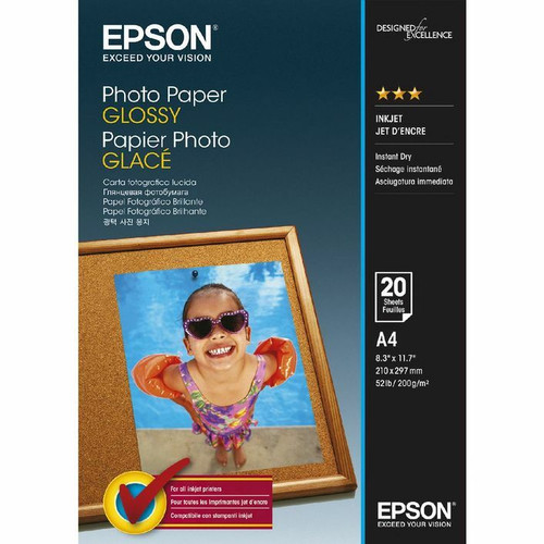 Genuine Epson S042544 A4 Glossy P/Paper 20 Sheets