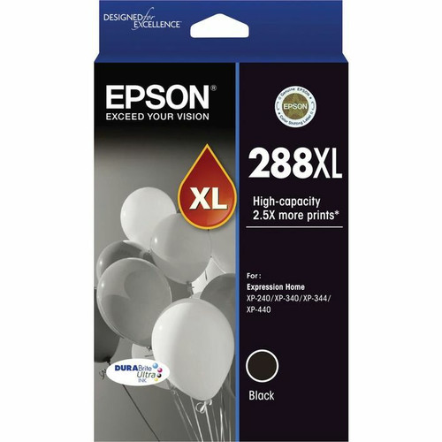 Genuine Epson 288XL HY Black Ink Cartridge EPSON EXPRESSION HOME XP240, EPSON EXPRESSION HOME XP340, EPSON EXPRESSION HOME XP344, EPSON EXPRESSION HOME XP440 Genuine Epson 288XL HY Black Ink Cartridge EPSON EXPRESSION HOME XP240, EPSON EXPRESSION HOME XP340, EPSON EXPRESSION HOME XP344, EPSON EXPRESSION HOME XP440
