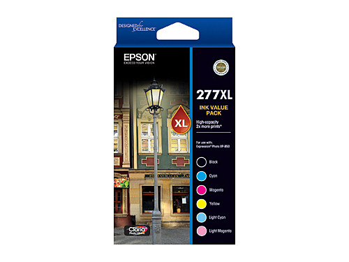Genuine Epson 277XL 6 HY Ink Value Pack EPSON EXPRESSION PHOTO XP850, EPSON EXPRESSION PHOTO XP950, EPSON EXPRESSION PHOTO XP860, EPSON EXPRESSION PHOTO XP960 Genuine Epson 277XL 6 HY Ink Value Pack EPSON EXPRESSION PHOTO XP850, EPSON EXPRESSION PHOTO XP950, EPSON EXPRESSION PHOTO XP860, EPSON EXPRESSION PHOTO XP960