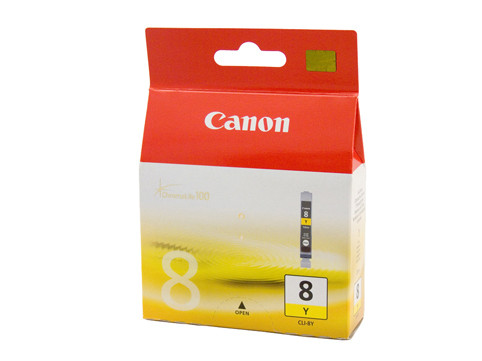Genuine Canon CLI8Y Yellow Ink Cartridge CANON PIXMA MP500, CANON PIXMA MP510, CANON PIXMA MP520, CANON PIXMA MP530, CANON PIXMA MP600, CANON PIXMA MP600R, CANON PIXMA MP610, CANON PIXMA MP800, CANON PIXMA MP800R, CANON PIXMA MP810, CANON PIXMA MP830, CANON PIXMA MP960, CANON PIXMA MP970, CANON PIXMA MX