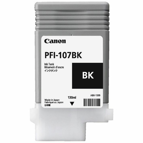 Genuine Canon PFI107 Black Ink CANON IMAGEPROGRAF IPF670, CANON IMAGEPROGRAF IPF680, CANON IMAGEPROGRAF IPF685, CANON IMAGEPROGRAF IPF770, CANON IMAGEPROGRAF IPF780, CANON IMAGEPROGRAF IPF785 Genuine Canon PFI107 Black Ink CANON IMAGEPROGRAF IPF670, CANON IMAGEPROGRAF IPF680, CANON IMAGEPROGRAF IPF685, CANON IMAGEPROGRAF IPF770, CANON IMAGEPROGRAF IPF780, CANON IMAGEPROGRAF IPF785
