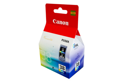 Genuine Canon CL38 Fine Clr Cartridge CANON PIXMA MP140, CANON PIXMA MP190, CANON PIXMA MP210, CANON PIXMA MP220, CANON PIXMA MP470, CANON PIXMA MX300, CANON PIXMA MX310, CANON PIXMA IP1800, CANON PIXMA IP1900, CANON PIXMA IP2600 Genuine Canon CL38 Fine Clr Cartridge CANON PIXMA MP140, CANON PIXMA MP190, CANON PIXMA MP210, CANON PIXMA MP220, CANON PIXMA MP470, CANON PIXMA MX300, CANON PIXMA MX310, CANON PIXMA IP1800, CANON PIXMA IP1900, CANON PIXMA IP2600