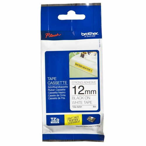 Genuine Brother TZeS231 Labelling Tape BROTHER PTD200, BROTHER PTH105, BROTHER PT900, BROTHER PT1000, BROTHER PT1010, BROTHER PT1090, BROTHER PT1230PC, BROTHER PT1280, BROTHER PT1290, BROTHER PT1400, BROTHER PT1650, BROTHER PT7600, BROTHER PT1750, BROTHER PT1830, BROTHER PT1880, BROTHER PT2420PC, BROTHER Genuine Brother TZeS231 Labelling Tape BROTHER PTD200, BROTHER PTH105, BROTHER PT900, BROTHER PT1000, BROTHER PT1010, BROTHER PT1090, BROTHER PT1230PC, BROTHER PT1280, BROTHER PT1290, BROTHER PT1400, BROTHER PT1650, BROTHER PT7600, BROTHER PT1750, BROTHER PT1830, BROTHER PT1880, BROTHER PT2420PC, BROTHER