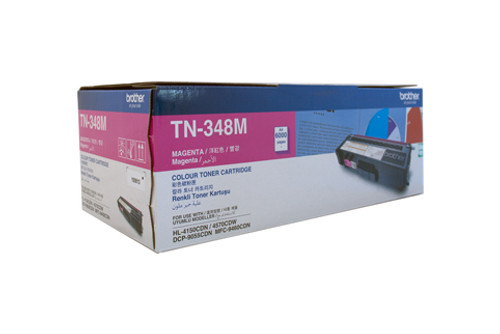 Genuine Brother TN348 Magenta Toner Cartridge BROTHER DCP 9055CDN, BROTHER HL 4150CDN, BROTHER HL 4570CDW, BROTHER MFC 9460CDN, BROTHER MFC 9970CDW Genuine Brother TN348 Magenta Toner Cartridge BROTHER DCP 9055CDN, BROTHER HL 4150CDN, BROTHER HL 4570CDW, BROTHER MFC 9460CDN, BROTHER MFC 9970CDW