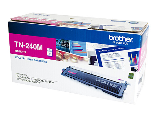 Genuine Brother TN240 Magenta Toner Cartridge BROTHER DCP 9010CN, BROTHER HL 3070CW, BROTHER HL 3075CW, BROTHER HL 3040CN, BROTHER HL 3045CN, BROTHER MFC 9120CN, BROTHER MFC 9125CN, BROTHER MFC 9320CW, BROTHER MFC 9325CW Genuine Brother TN240 Magenta Toner Cartridge BROTHER DCP 9010CN, BROTHER HL 3070CW, BROTHER HL 3075CW, BROTHER HL 3040CN, BROTHER HL 3045CN, BROTHER MFC 9120CN, BROTHER MFC 9125CN, BROTHER MFC 9320CW, BROTHER MFC 9325CW