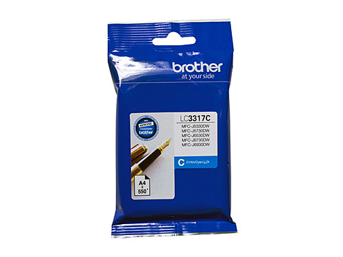 Genuine Brother LC3317 Cyan Ink Cartridge BROTHER MFC J5330DW, BROTHER MFC J5730DW, BROTHER MFC J6530DW, BROTHER MFC J6730DW, BROTHER MFC J6930DW Genuine Brother LC3317 Cyan Ink Cartridge BROTHER MFC J5330DW, BROTHER MFC J5730DW, BROTHER MFC J6530DW, BROTHER MFC J6730DW, BROTHER MFC J6930DW